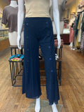 Button Palazzo Pants