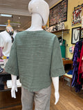 Linen One Button Blazer (color options)