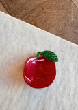 Red Apple Hair Claw (size options )