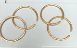 Hammered Bronze Bangles