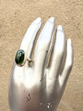 Lake Ring #81 - Rose Cut Emerald