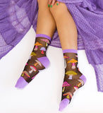 Magic Mushroom Sheer Socks