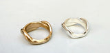 Draped Ribbon Ring (metal options)