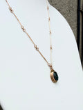 Kyanite Bar Chain Necklace