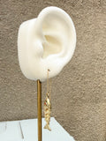 Gold Fish Threader Earrings