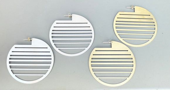 Ocaso Hoop Earrings (metal options)