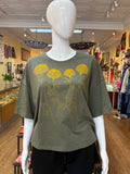 Marigolds Clover Crop Tee