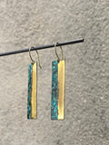 OOAK Patina Bar Earrings (multiple options)