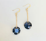 Montana Blue Swarovski + Gold Chain Dangles
