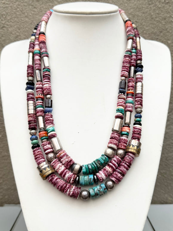 Vintage Tommy Singer Purple Spiny Oyster Necklaces (multiple options)