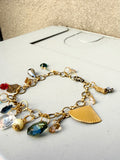 Vintage Elements Swarovski Crystal Charm Bracelets (multiple options)
