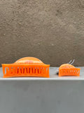 Orange Slice Hair Claw (size options)