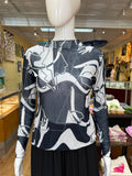 All Around Artsy LS Mesh Top #13