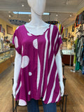 Raspberry Kiana Blouse