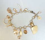 Vintage Elements Swarovski Crystal Charm Bracelet