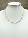 Paperclip Chain Necklace (length options)
