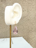 Swarovski Pink Crystal Post Earrings