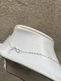 Sterling Silver Two Drop Necklace (stone options )