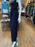 Purple Check Palazzo Pant