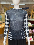 All Around Artsy LS Mesh Top #15