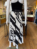 Striped Swing Skirt