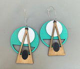 Deco 3-Layer Earrings (color options)