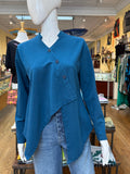 Mandarin Asymmetrical Top (color options)
