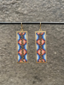 Rectangle Bead Earrings