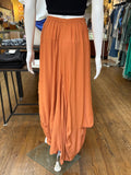 Linen Flowy Maxi Skirt (color options)