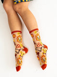 Leo Zodiac Sheer Socks