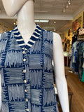 Blue + White Print Solah Dress