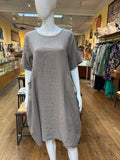 Linen Side Striped Dress (color options)
