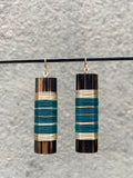 Raffia + Wire Wooden Earrings (multiple options)