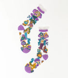 Whimsical Mermaid Ruffle Sheer Socks