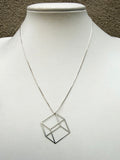Cube Necklace (metal options)