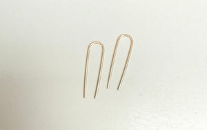 Hill Staple Earrings (metal options)