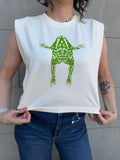 Green Frog Muscle Tee