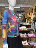 All Around Artsy LS Mesh Top #12