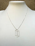 Two Planes Necklace (metal options)