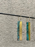 OOAK Patina Bar Earrings (multiple options)