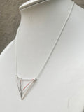 Acute Triangle Necklace