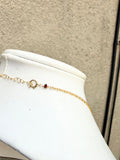 Ruby Crescent Necklace