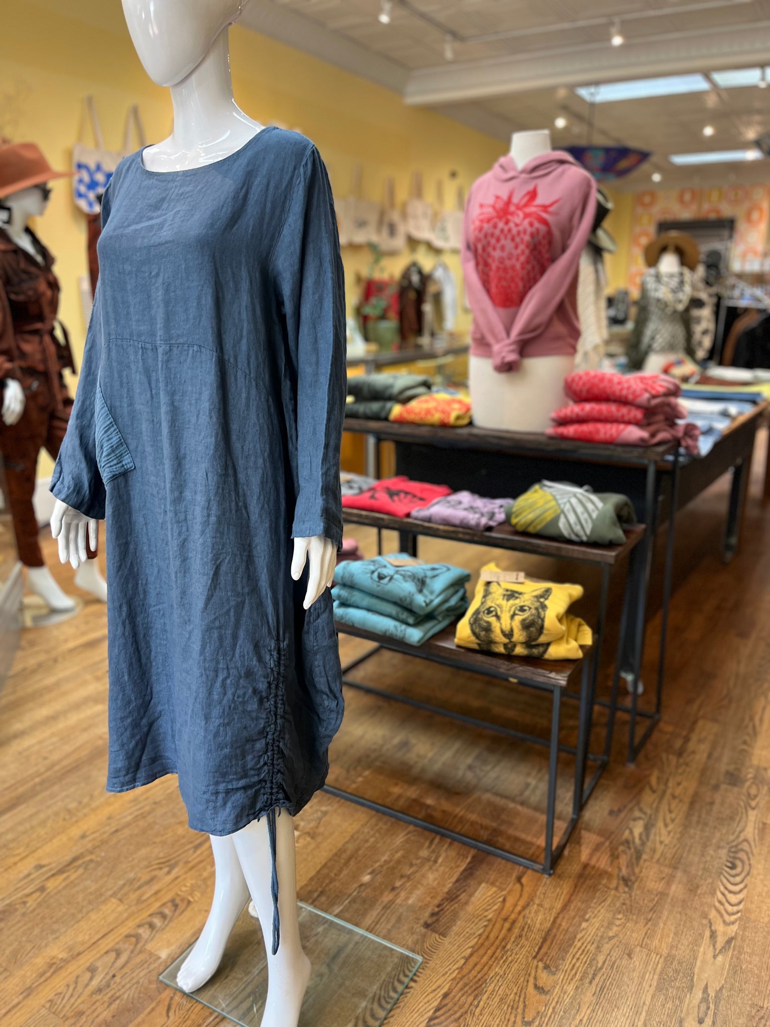 Linen Pocket Dress (Color Options) – Custard Boutique