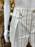 Sloan Tab Short, Savoy Navy Stripe