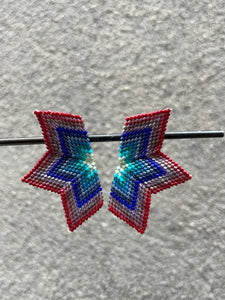 Medium Half Star Earrings (color options)