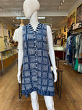 Blue + White Print Solah Dress