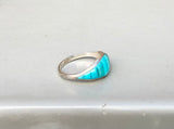 Ribbed Turquoise Ring