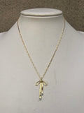 Gold Bow Necklace (length options)