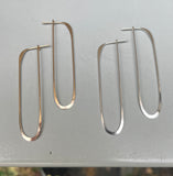 Long Oval Hoops (metal options)