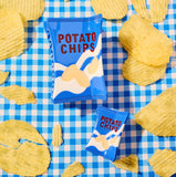 Potato Chip Bag Hair Claw (size options)